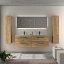 Mueble de baño Morai 160cm 4 cajones 2 senos suspendido de Salgar